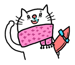 Nyan and delicious! cat-nabe set sticker #3406554