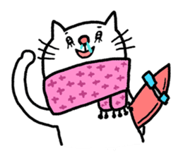 Nyan and delicious! cat-nabe set sticker #3406554