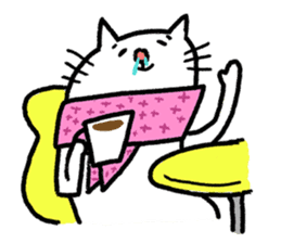 Nyan and delicious! cat-nabe set sticker #3406556
