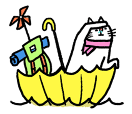 Nyan and delicious! cat-nabe set sticker #3406561