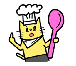 Nyan and delicious! cat-nabe set sticker #3406569