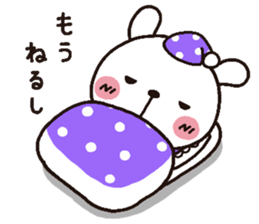 rabbit heart 4 sticker #3406692