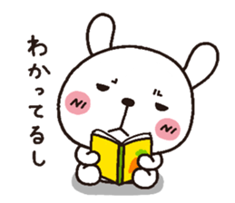 rabbit heart 4 sticker #3406701