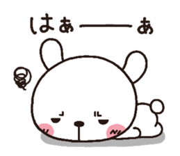 rabbit heart 4 sticker #3406702