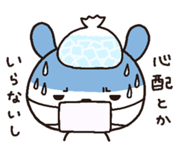 rabbit heart 4 sticker #3406703