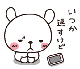 rabbit heart 4 sticker #3406704