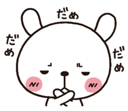 rabbit heart 4 sticker #3406707