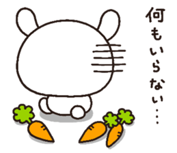 rabbit heart 4 sticker #3406716