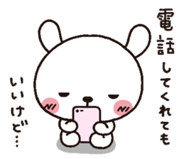 rabbit heart 4 sticker #3406717