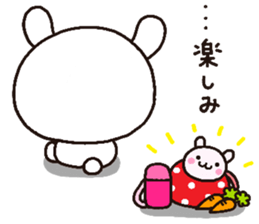 rabbit heart 4 sticker #3406727