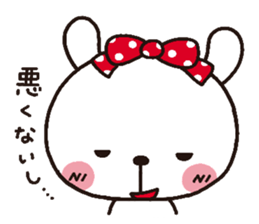 rabbit heart 4 sticker #3406728