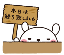 rabbit heart 4 sticker #3406729