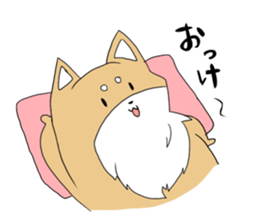 Shiba and owner sticker #3407226