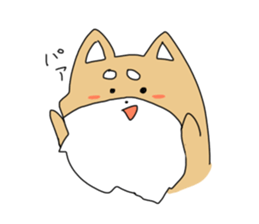 Shiba and owner sticker #3407233