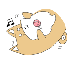 Shiba and owner sticker #3407239