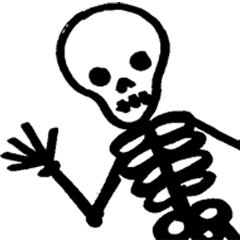 bone sticker