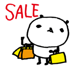 Every day of a panda in January sticker #3407565