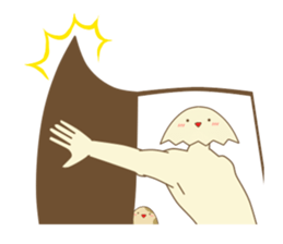 super egg man sticker #3408231