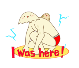 super egg man sticker #3408233