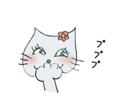 a happy-go-lucky cat sticker #3409173