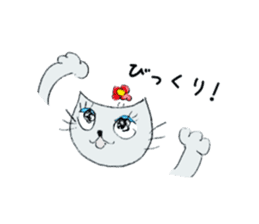a happy-go-lucky cat sticker #3409176