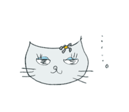 a happy-go-lucky cat sticker #3409187