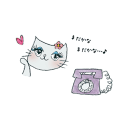 a happy-go-lucky cat sticker #3409205