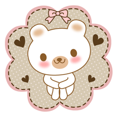 The white polar bear