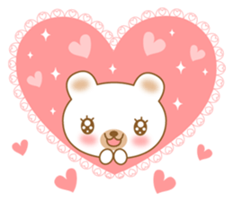 The white polar bear sticker #3409702