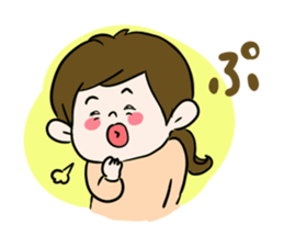 Pouty lips girl  2 sticker #3410075