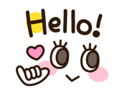 Long-lashed lady sticker #3410333