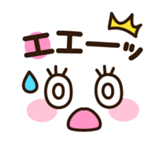 Long-lashed lady sticker #3410361