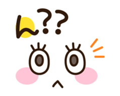 Long-lashed lady sticker #3410365