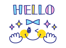 Cute beribboned lady sticker #3410573