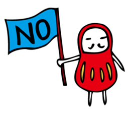 Cocoon Daruma sticker #3410713