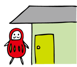 Cocoon Daruma sticker #3410721