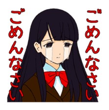 <J-Stickers>Yandere girl sticker #3411141