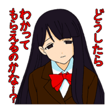 <J-Stickers>Yandere girl sticker #3411147