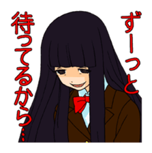 <J-Stickers>Yandere girl sticker #3411153