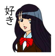 <J-Stickers>Yandere girl sticker #3411154