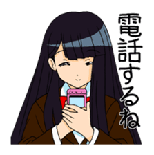 <J-Stickers>Yandere girl sticker #3411160