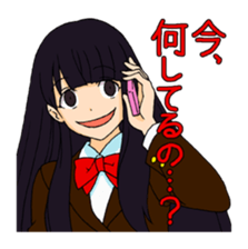 <J-Stickers>Yandere girl sticker #3411165