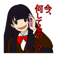 <J-Stickers>Yandere girl sticker #3411165