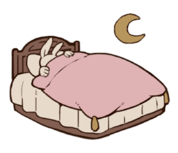 Willful daily life of gentlemanly rabbit sticker #3411397