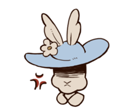 Willful daily life of gentlemanly rabbit sticker #3411401