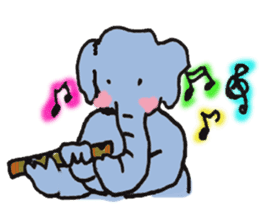 yoga elephant sticker #3413423