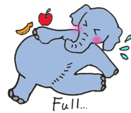 yoga elephant sticker #3413448