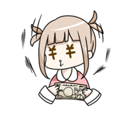 Miser girl sticker #3413492