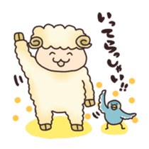 Sheep and Lion sticker #3414020