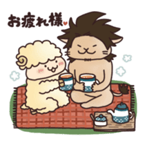 Sheep and Lion sticker #3414025